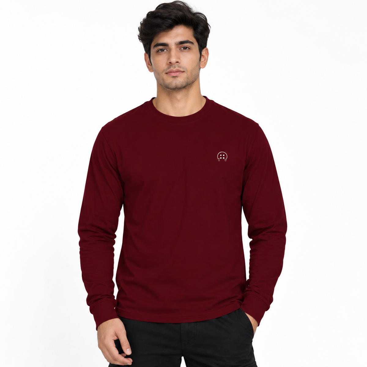 Full Sleeve Maroon Shirt