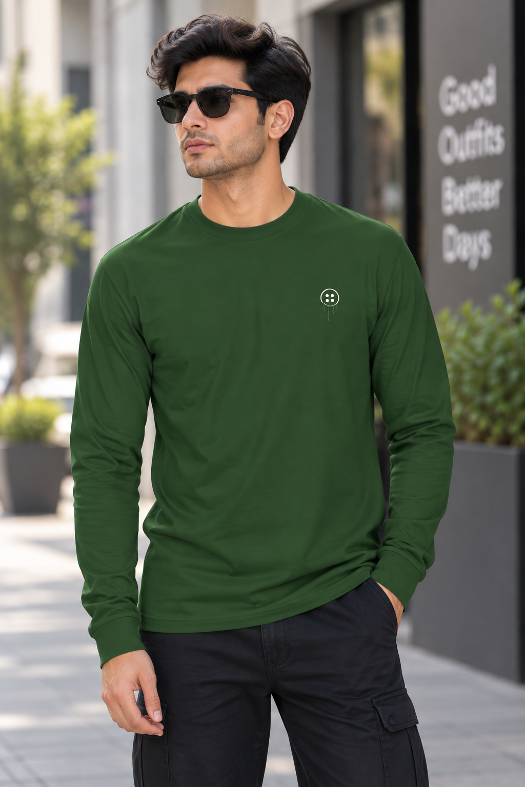 Full Sleeve Green Shirt