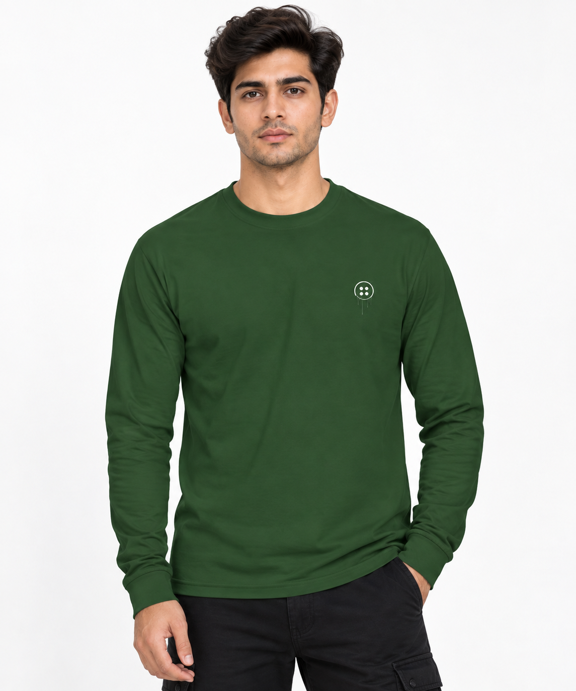 Full Sleeve Green Shirt