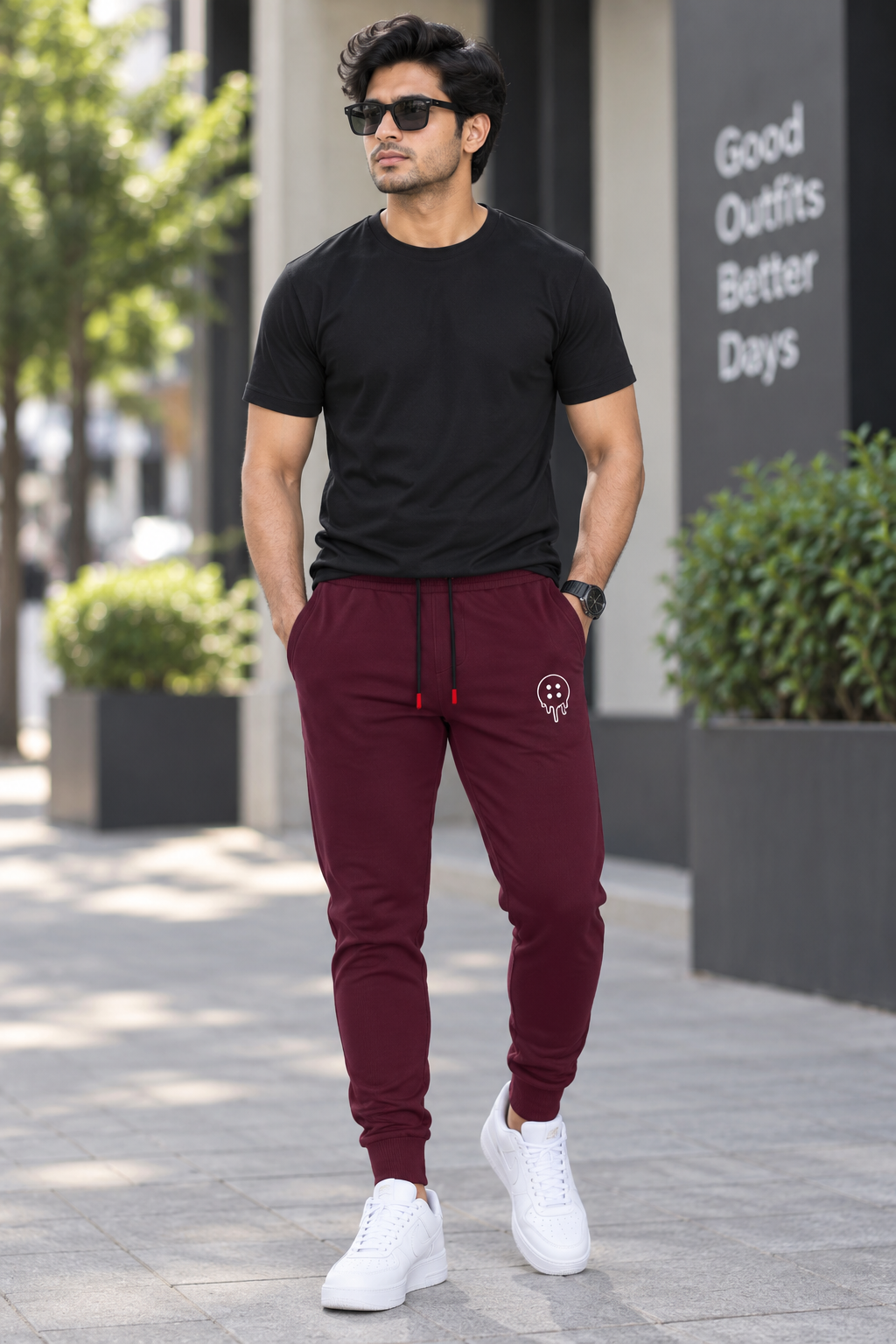 Maroon Trouser