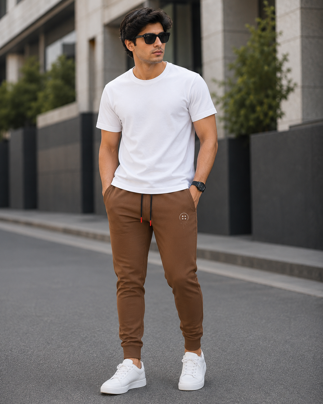 Brown Jogger Trousers