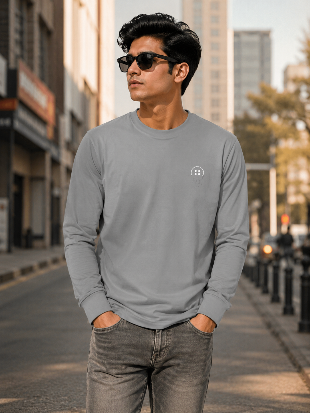 Grey Full Sleeve Shirt
