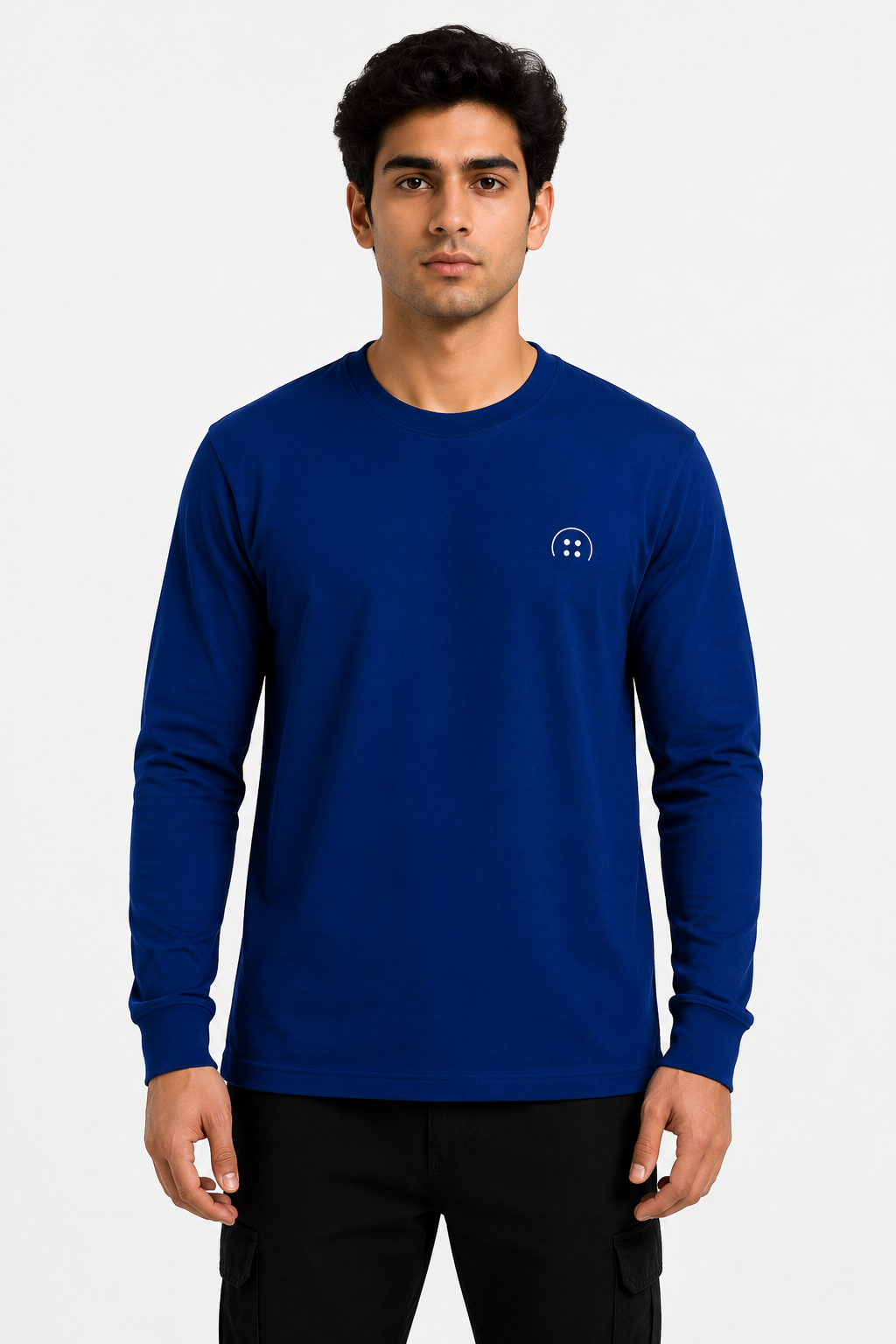 Full Sleeve Jet Blue Shirt