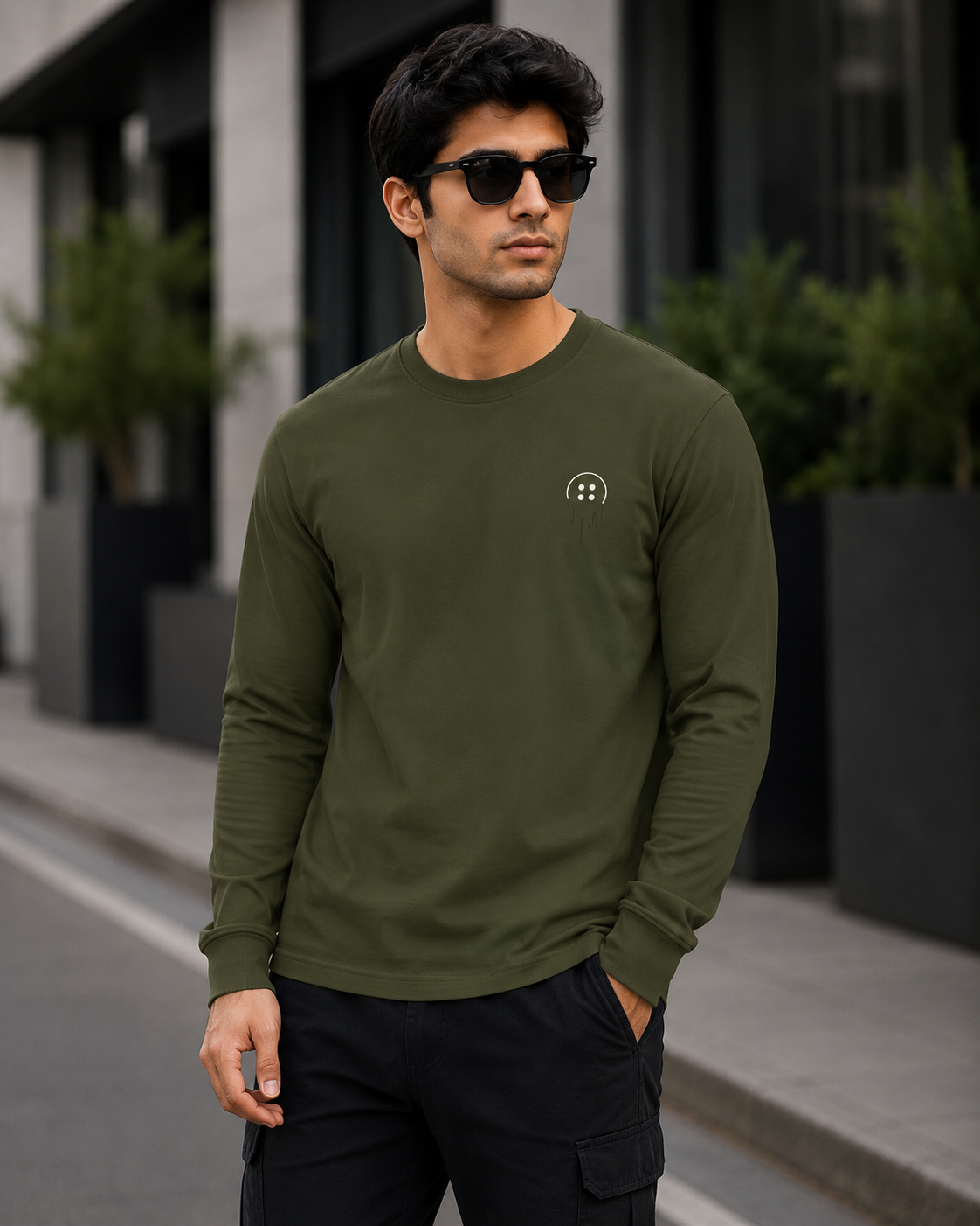 Full Sleeve Mehndi Shirt