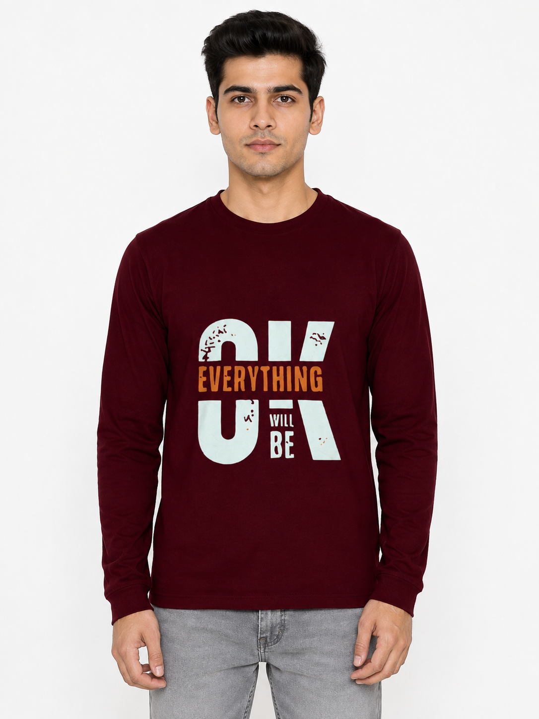 Everything OK — Maroon Shirt