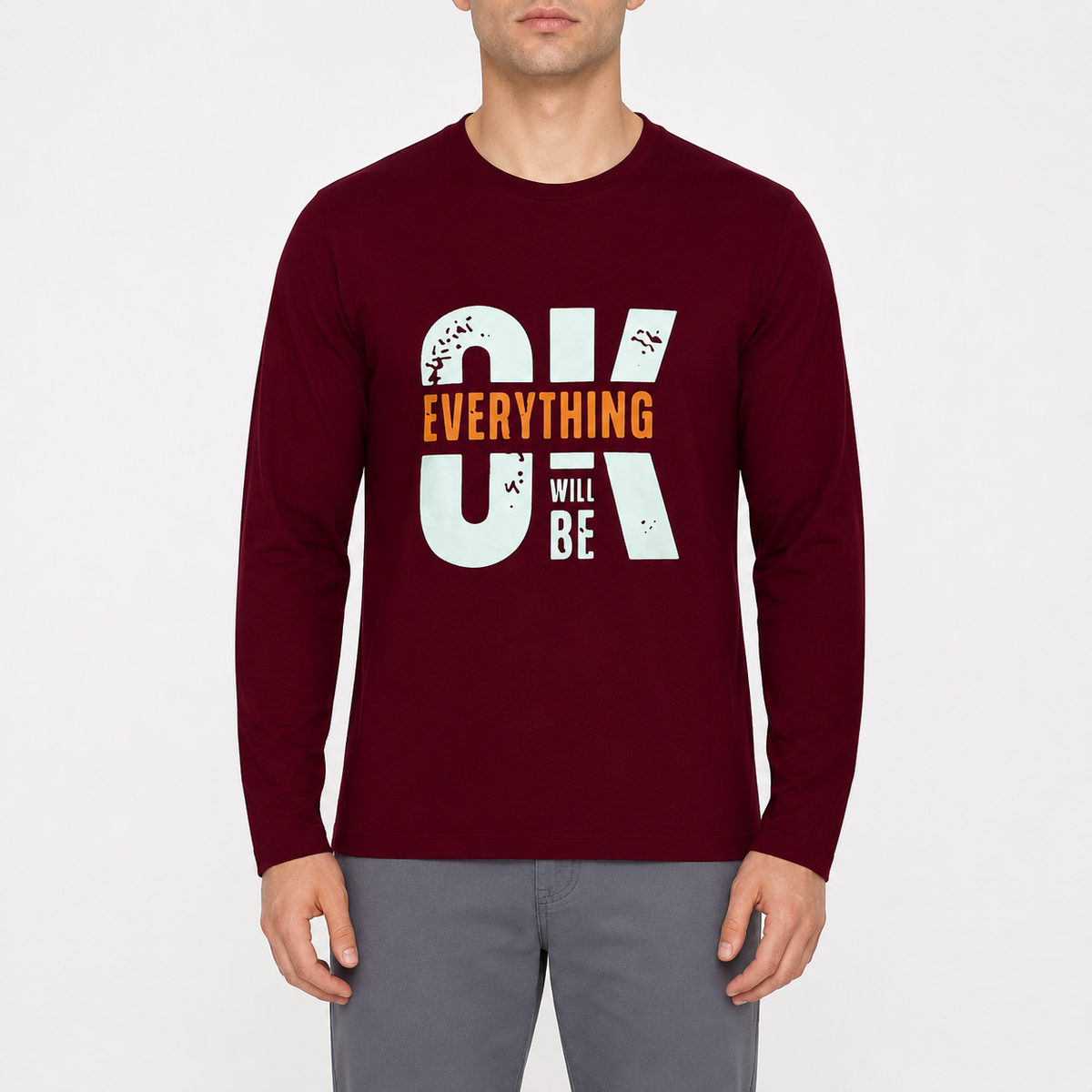 Everything OK — Maroon Shirt