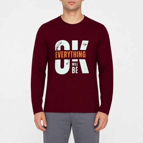 Everything OK — Maroon Shirt