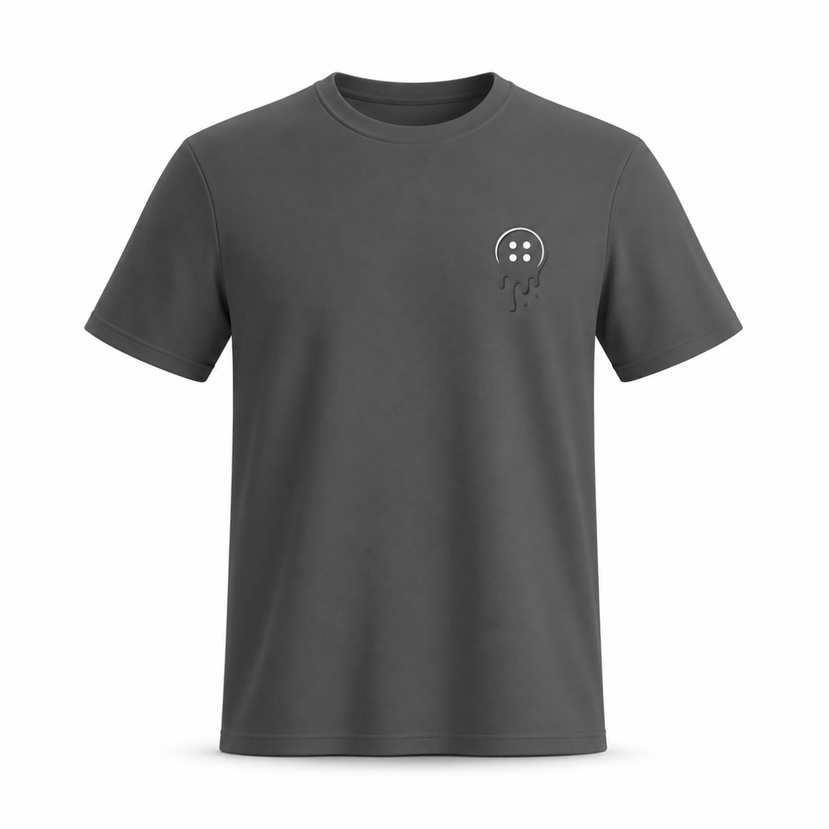 Dark Grey Half-Sleeve T-Shirt